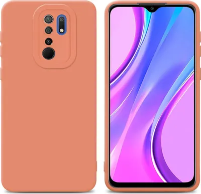 Obrázek produktu pro Cadorabo pouzdro pro Xiaomi RedMi 9 Protective Case in Orange TPU Silicone Case Cover