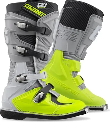 Immagine prodotto di Stivali da motocross Gaerne GX-J per bambini, grigio/giallo, 39