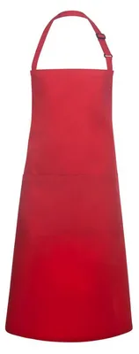 Image de Karlowsky - Tablier à bavette « Basic » FK1881 (taille unique) (rouge)