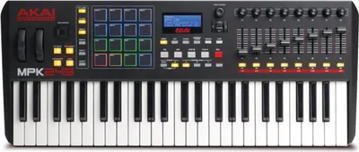 Produktbild von AKAI MPK 249 Steuertastatur Pad-Controller MIDI USB RGB Schwarz