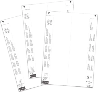 Produktbild von DURABLE Einsteckschilder 297x74 mm 40 St., 103102 weiß