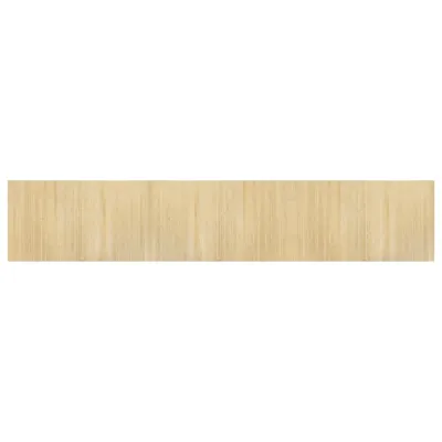 Image de vidaXL Tapis Rectangulaire Clair Naturel 60x300 cm Bambou