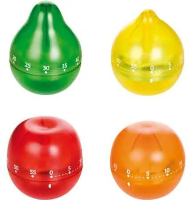 Immagine prodotto di timer da cucina 60' forma frutta 'presto' ø 7 cm