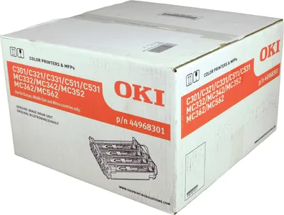 Produktbild von OKI 44968301, Original, OKI, C301, C321, C331, C511, C531, MC332, MC342, MC352, MC362, 4 Stück(e), 30000 Seiten, Laserdrucken