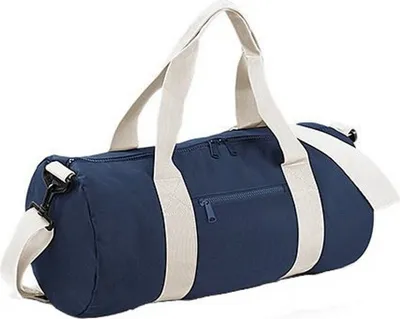 Produktbild von Bagbase Seesack / Reisetasche, 20 Liter BC2526 (Einheitsgröße) (Marineblau/Naturweiß)