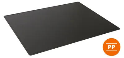 Obrázek produktu pro DURABLE Nepr?hledná podložka na st?l 530x400 mm z PP se zaoblenými okraji, ?erná, 713201, 5 ks