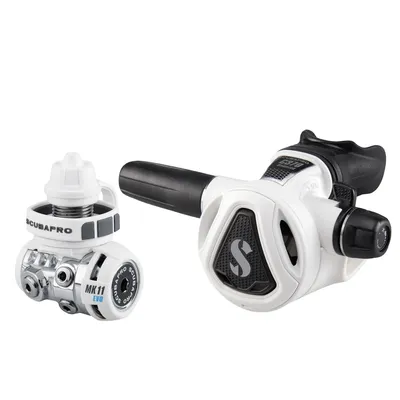 Produktbild von Scubapro Mk11 Evo Din C370 Tauchregler-set Silber Silber One Size