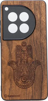 Immagine prodotto di Custodia in legno Bewood per OnePlus 12 HAMSA IMBUIA