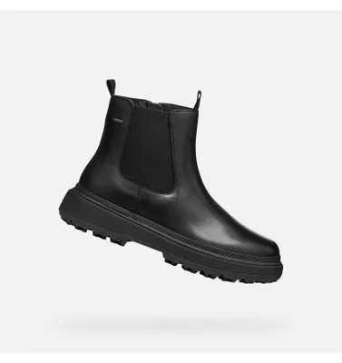 Produktbild von Geox Schwarze Damen-Ankle-Boots von Lamidie + Grip ABX 38