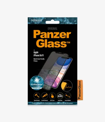 Productafbeelding van PanzerGlass Case Friendly Privacy Anti-Bacterial Screenprotector voor de Apple iPhone 11 / Xr