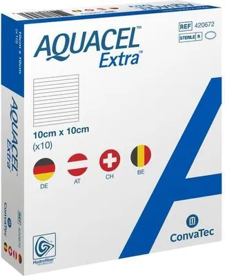 Produktbild von AQUACEL Extra 10x10 cm Verband