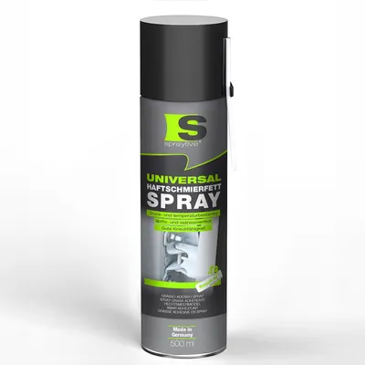 Produktbild von Spraytive 1x 500ml Universal Haftschmierfett-Spray – Schmierfett & Kriechöl für Auto, Gelenke & Lager