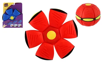 Immagine prodotto di Flat Ball - Lancia il disco, prendi la palla! Plastica, 22 cm. Disponibile in 2 colori. Confezione: 22x27x5,5 cm