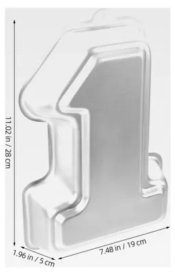 Produktbild von Zahlenbackform aus Aluminiumlegierung für kleine Kuchen