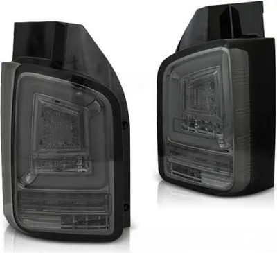 Produktbild von Voll LED Lightbar Rückleuchten passend für VW T6 Bj. 15-19 Smoke (Flügeltüren / Halogen)