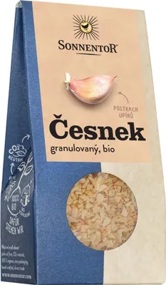 Produktbild von Sonnentor Knoblauch  40 g, Flockengewürze, 40 g, Knoblauch, 307 kcal, 1290 kJ, 0,4 g