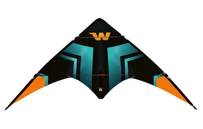 Image de Cerf-volant Wolkensturmer Fancy Turkoois 1339 Turquoise 136 x 64 cm