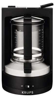 Produktbild von Krups Kaffee-Druckbrühautomat T8 KM4689, Filterkaffeemaschine, 1,25 l, 850 W, Schwarz