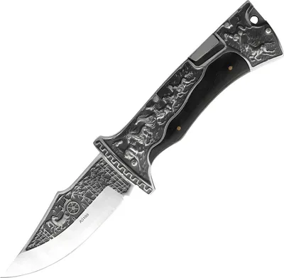 Obrázek produktu pro Outdoorový skládací nůž CO-30146 - Černá, 23/12,9cm KP30146