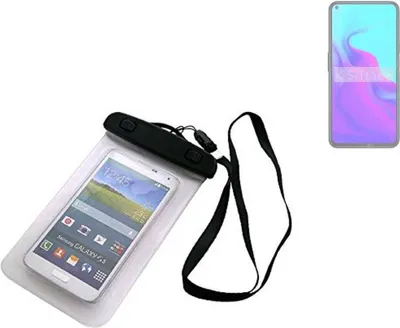 Produktbild von K-S-Trade Schutz Hülle Handy Hülle Kompatibel mit Cubot X30 P Beach Bag wasserdicht 16cm x 10cm Schutzhülle Staub Sand Flachwasser Beachbag Case