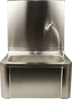 Produktbild von Handwaschbecken Waschbecken Hygienebecken Kniebedienung 40x56x34cm Edelstahl