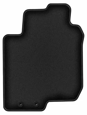 Productafbeelding van Velours bestuurdersmat voor Hyundai i30 I 2007-2012 (hatchback/stationwagen) – zwart, op maat – Wielganizator DURBAN