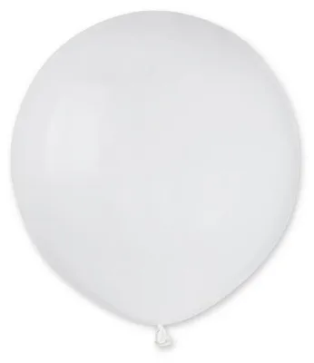 Produktbild von Gemar Weiße Pastell-Latexballons 48cm 25 Stück.