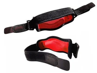 Produktbild von 2 Stück Ellenbogenbandage Unterstützung Kompressionsband Tennis Verstellbare Golfer Druckentlastungsgurte Rot