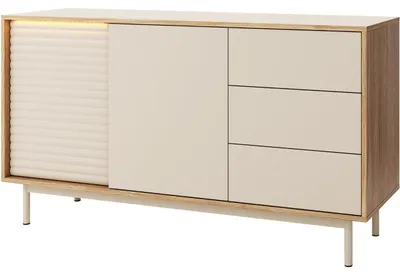 Obrázok produktu pre Komoda ZETA 03 dub olejovaný / kašmír