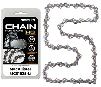 Produktbild von Sägekette 25cm 1.1mm 3/8"" 40 TG für MacAllister MCS1825-Li