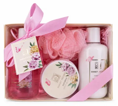 Zdjęcie produktu dla Zestaw kosmetyków Accentra SWEET PEONY w pudełku prezentowym