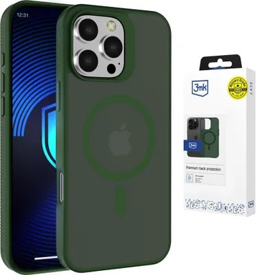 Zdjęcie produktu dla Apple Iphone 16 Pro Max - 3Mk Smoke Magcase Green