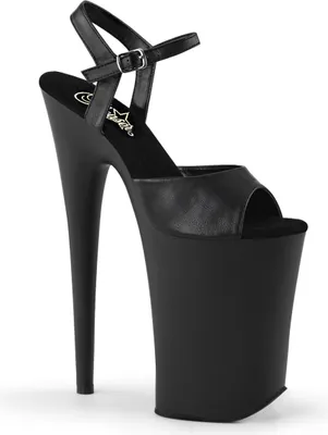 Produktbild von INFINITY-909 Damen Sandale von Pleaser, Schwarz Matt , EU 35, US 5