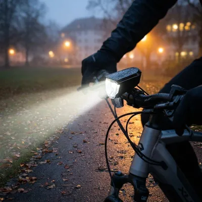 Image de XLC Sirius D45 CL-D08 Phare vélo avec feu de position réflecteur Lumière vélo