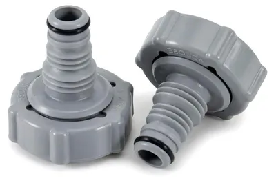 Produktbild von Pool Ablassventil Schlauchadapter 2er Set Kunststoff P6H1419