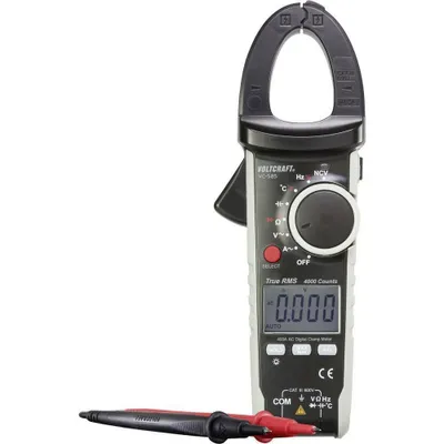 Produktbild von VOLTCRAFT VC585 Stromzange digital CAT III 600 V Anzeige (Counts): 4000