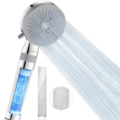 Image de Pommeau de douche économisant l'eau, avec filtre et 5 types de jets