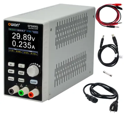 DC-Netzteil 0-80 V / 0-5 A, 120 W, programmierbar, SPS8081