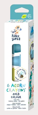 Produktbild von Kredki Żołędzie Zimne Kolory 6 szt.