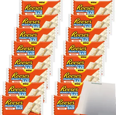 Produktbild von Reese´s Block Bar white VPE (16x90g Karton) + usy Block