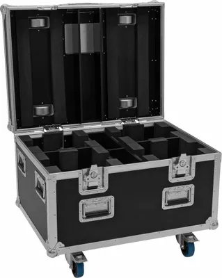 Produktbild von ROADINGER Flightcase 4x LED TMH-X4 mit Rollen