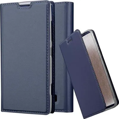 Obrázok produktu pre Cadorabo puzdro na mobilný telefón pre Nokia Lumia 520 / 521 ochranné puzdro v modrej farbe Cover Etui Book Case Booklet