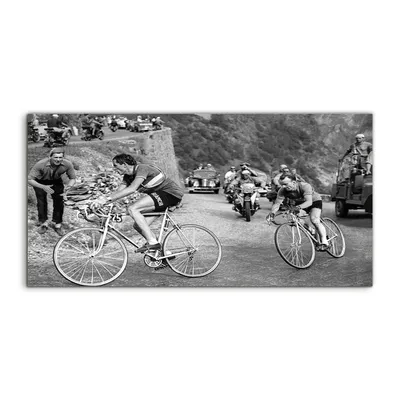 Produktbild von Coloray Canvas 140x70  Wandbild Leinwand Bilder Deko Tour De France Grafik Vintage