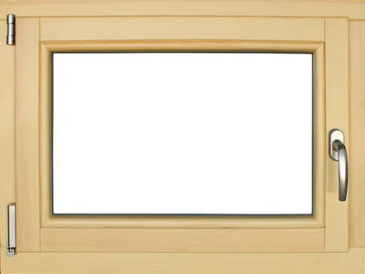Produktbild von Holzfenster Kiefer lackiert 680x580 mm DIN Links