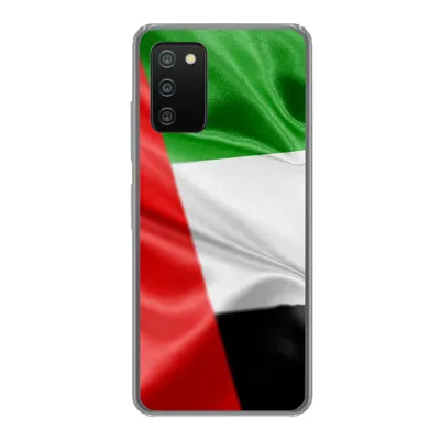 Produktbild von MuchoWow® Handyhülle Schutzhülle Hülle für Samsung Galaxy A03s Die Flagge der Vereinigten Arabischen Emirate Silikon Softcase Handy Hülle - Schutz
