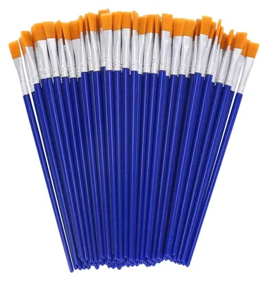 Immagine prodotto di Set di 100 pennelli piatti per la pittura di dettagli