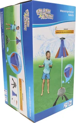 Produktbild von Wassersprinkler Rakete blau 35 cm Spielzeug Gartenspaß