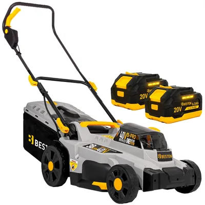 Produktbild von Akku-Rasenmäher Brushless 38 Cm 40V 2X Akku 6Ah Stark Besten