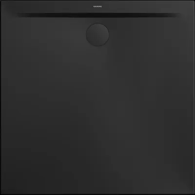 Produktbild von Duschwanne KALDEWEI SUPERPLAN ZERO Secure Plus 1534-1 100 x 100 x 3.2 cm schwarz matt vollflächige Antirutschbeschichtun