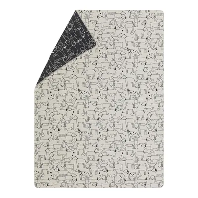 Produktbild von Kinderdecke Hunde Farbe Rohweiß 140x200cm von David Fussenegger
